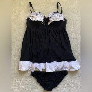 36B Victoria's Secret Black Babydoll Set